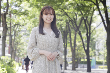 在校生の手塚　真耶菜さん