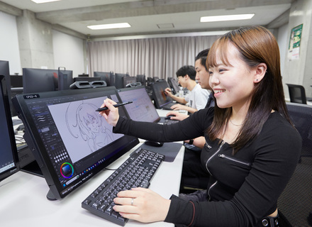 東放学園映画アニメＣＧ専門学校の特長１