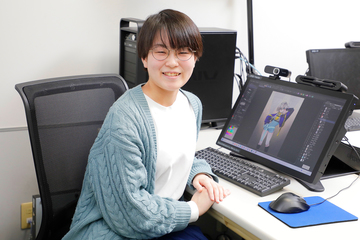 在校生の甲藤さん