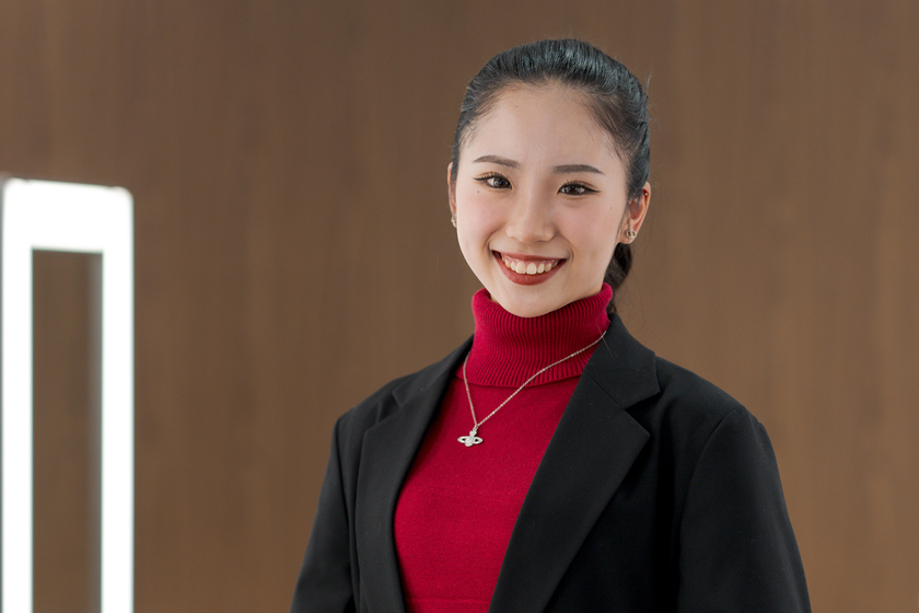 大阪ベルェベル美容専門学校の学生