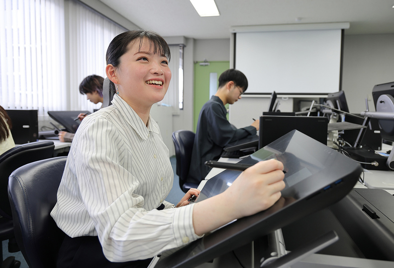 京都コンピュータ学院鴨川校の風景