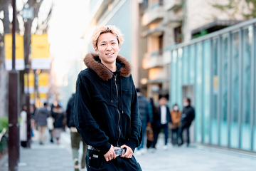 在校生の芳田　吏晟さん