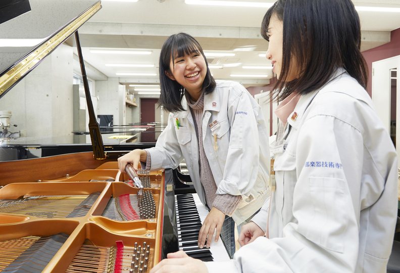 中部楽器技術専門学校の風景