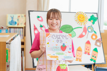在校生の栗林　咲姫さん