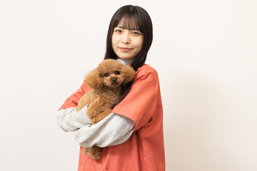 東北愛犬専門学校の学生