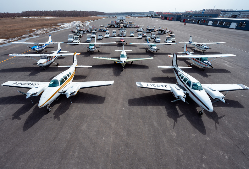 日本航空大学校・北海道校 新千歳空港キャンパスの風景