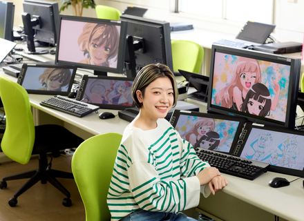 日本アニメ・マンガ専門学校の特長１