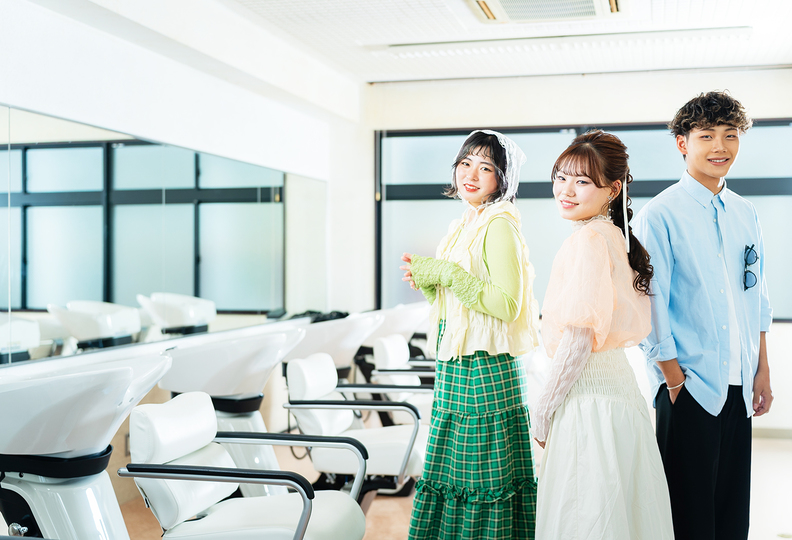 愛媛県美容専門学校の風景