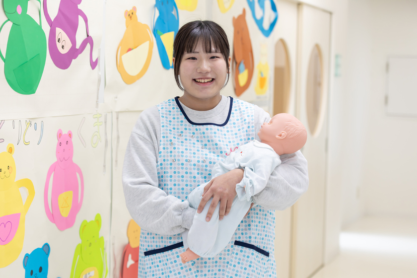長岡こども・医療・介護専門学校の学生