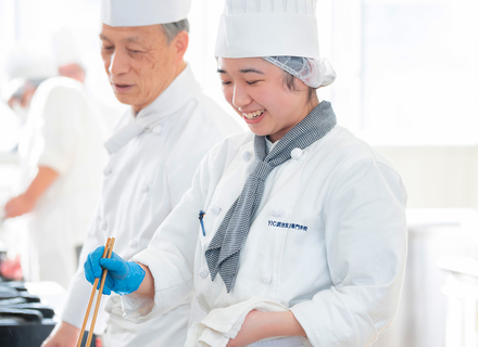 ＹＩＣ調理製菓専門学校の特長１