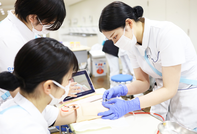 近森病院附属看護学校の風景