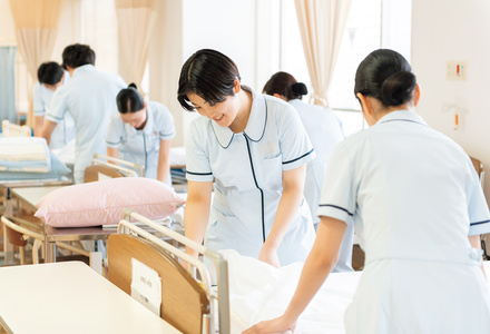 帝京山梨看護専門学校演習用服 学生生活 - 帝京山梨看護専門学校