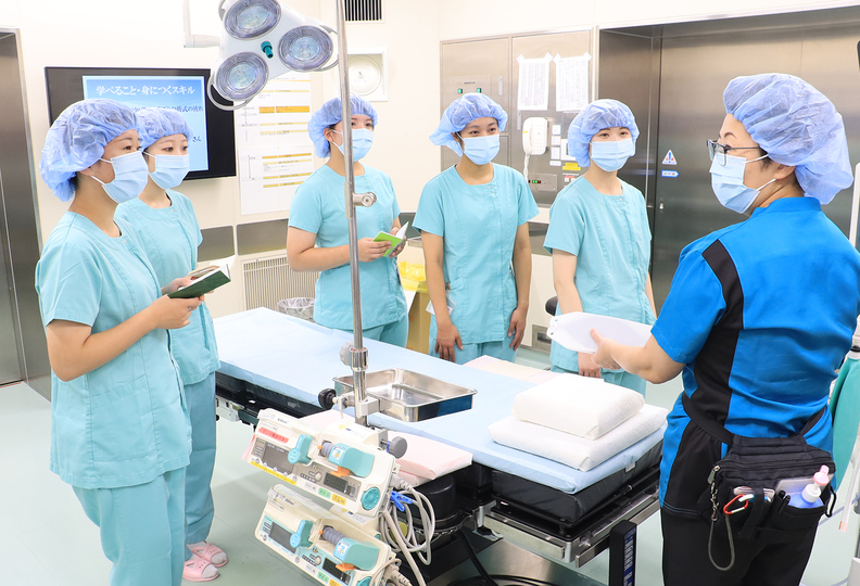 津山中央看護専門学校の風景