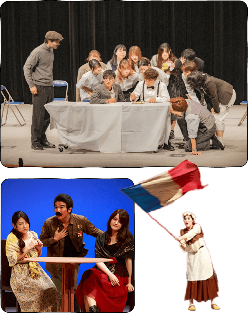 青春炸裂の「語劇祭」