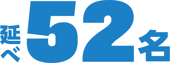 延べ52名