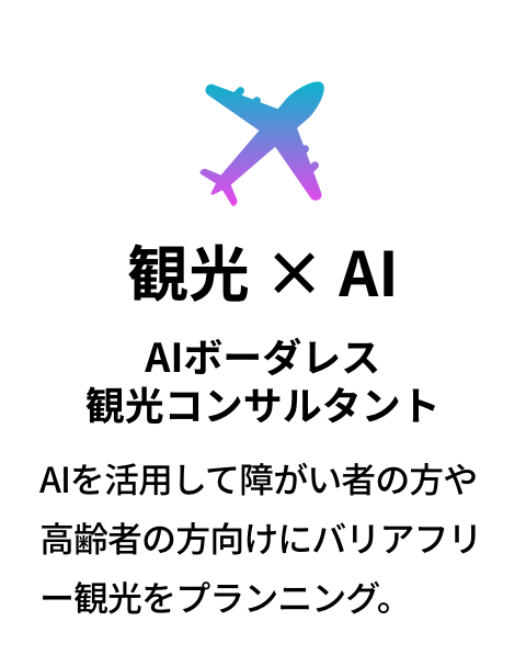 観光 × AI 
