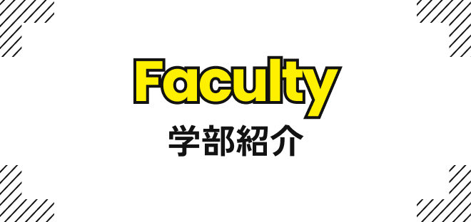 Faculty｜学部紹介