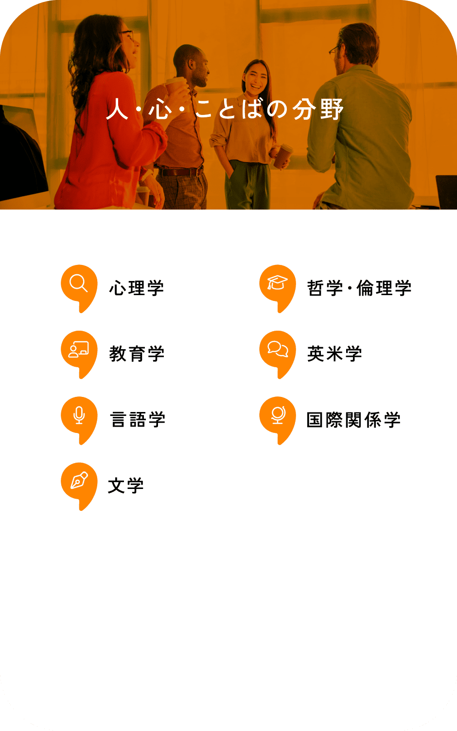 人・心・ことばの分野