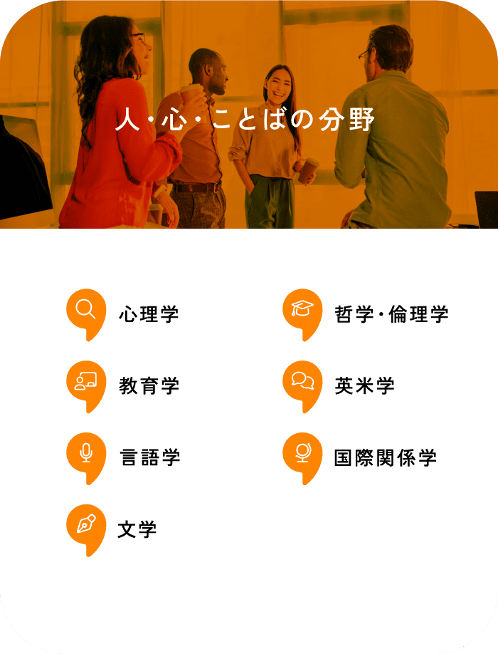 人・心・ことばの分野