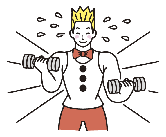 フィジカルデザイナー イラスト